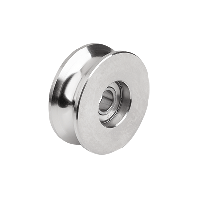 Guide rollers, steel, concave