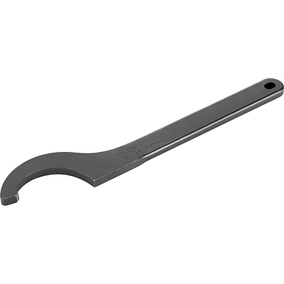 Hook wrench with lug DIN 1810A expanded