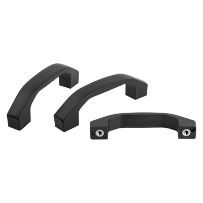 Pulls handles, plastic, detectable