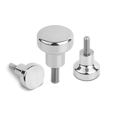 Mushroom knobs male thread with high head for Hygienic USIT® sealing and shim washer Freudenberg Process Seals