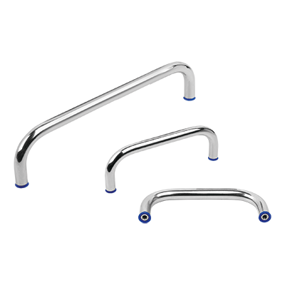 Bügelgriffe Edelstahl mit Dichtring im Hygienic DESIGN