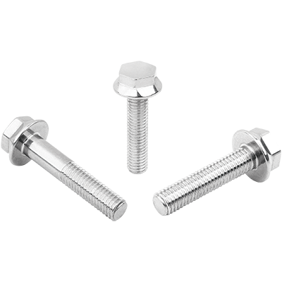 Hex head bolt, stainless steel, with low head for Hygienic USIT® seal and shim washer