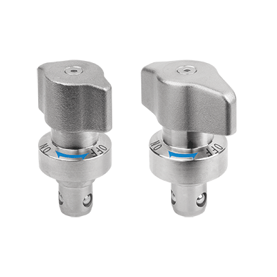 Ball lock pins, steel, heavy-duty version with stainless steel twist knob