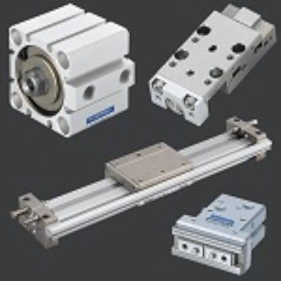 Air cylinders and hands