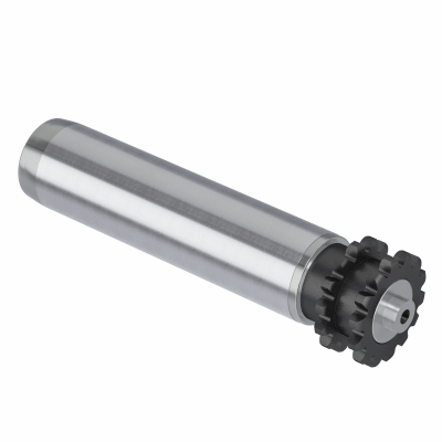 Driven Roller with Chain Drive 1/2" - PVC Chain Wheel