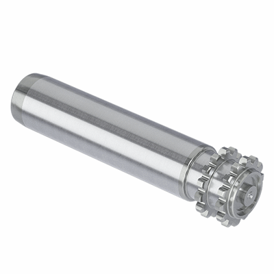 Driven Roller with Chain Drive 1/2'' Teeth=14 / Teeth=11 - Double Chain Wheel