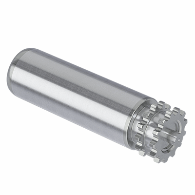 Pallet Roller with chain drive 5/8''  - Double Chain Wheel