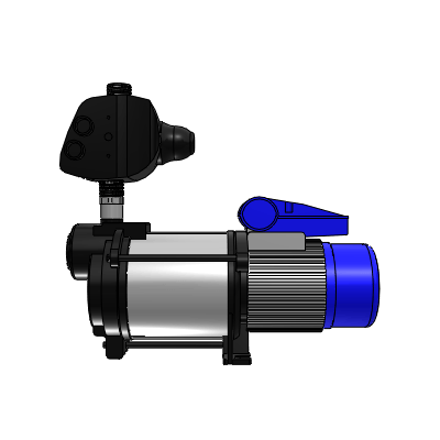 Impianto domestico per il trattamento dell'acqua con dispositivo di comando automatico