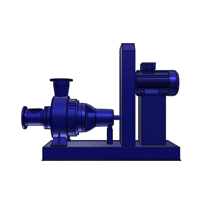 干燥安装的蜗壳泵