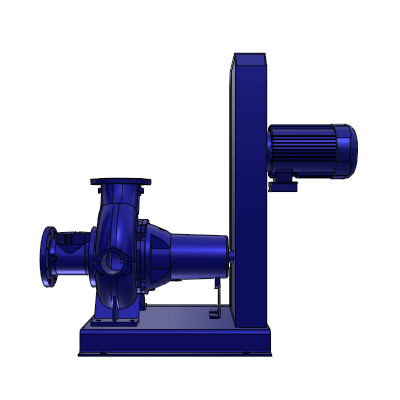 干燥安装的蜗壳泵