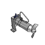 Submersible motor driven mixer