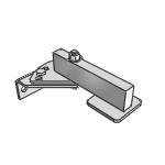 Upper guide rail holder adjustable