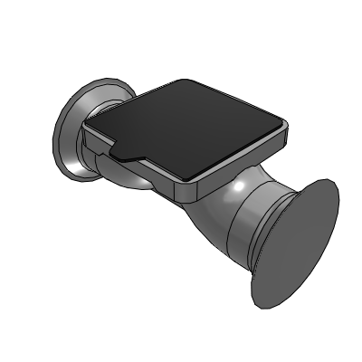 Válvula de membrana isenta de manutenção com ligação de flange