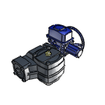 Электрические неполноповоротные на 90° приводы