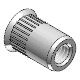 Blind-rivet nut, knurled shank, type RSK