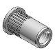 Blind-rivet nut, knurled shank, type RUC