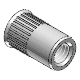 Blind-rivet nut, knurled shank, type AVR KS