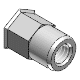 Blind-rivet nut, hexagon shank, type HEXTSN