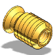 Threaded inserts, with head Type 240