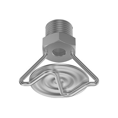 Deflector plate nozzle