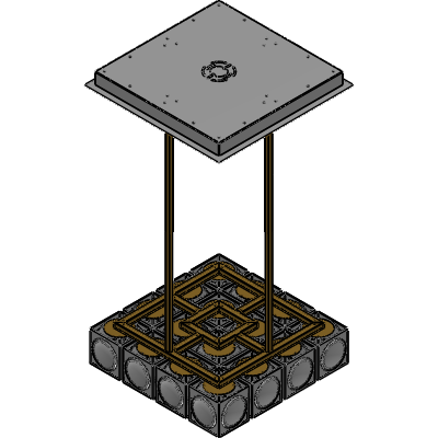 Chant 4x4 吊灯