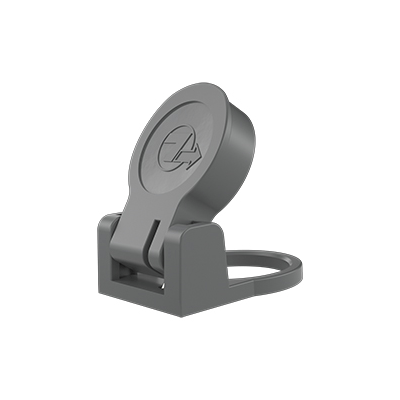 Cap spring loaded dust cap for ERA,ERN and EG receptacle or PSA and PK fixed receptacle