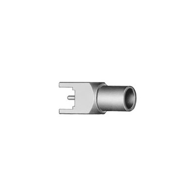 Straight receptacle for printed circuit