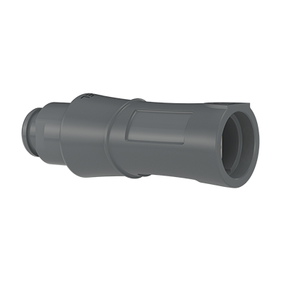 Free socket, key (N) or keys (P, S and T), with cable collet and nut for fitting a bend relief