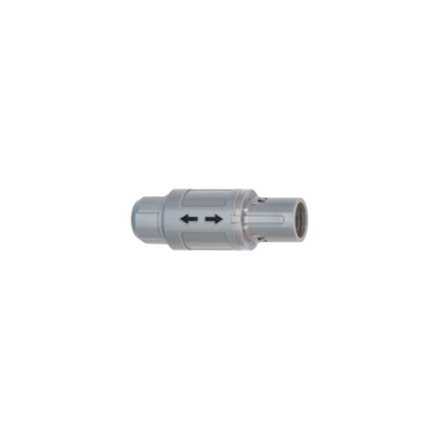 Straight plug with cable collet