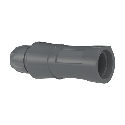 Free socket, key (N) or keys (P, S and T), with grey cable collet