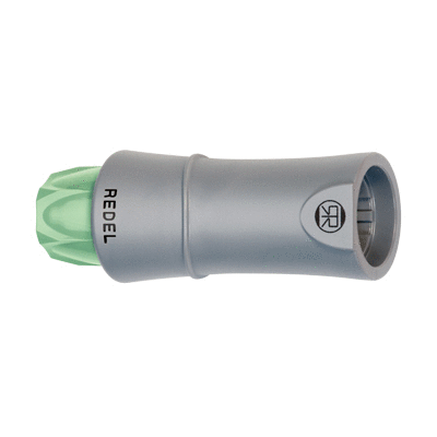 Free socket, key (N) or keys (P, S and T), with green cable collet