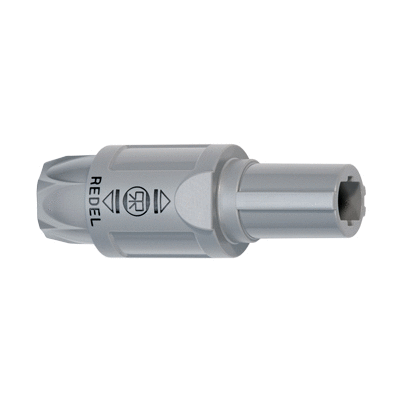 Straight plug, key (N) or keys (P, S and T), with cable collet and nut for fitting a bend relief