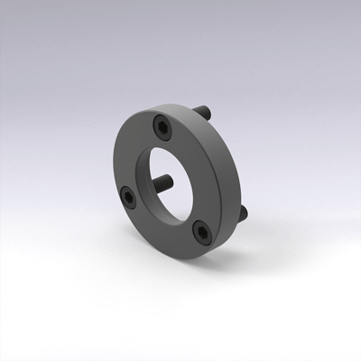 有凸缘的导向杆固定环