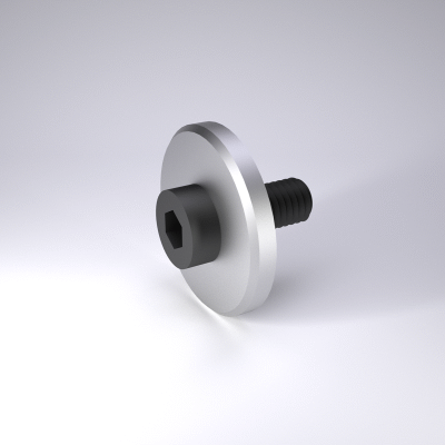 带沉头螺钉的固定片，~AFNOR