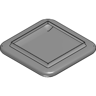 LED Low Profile Square