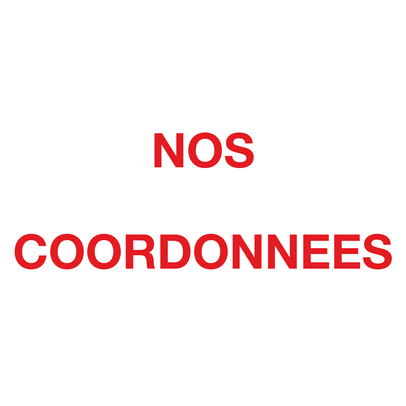 noscoordonnees