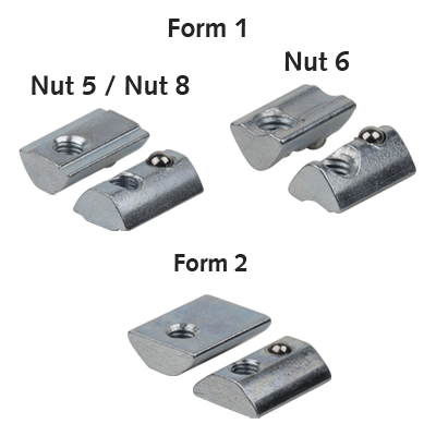 MAE 657.5 / MAE 657.6 T-Slot for structural profiles, i-modular system