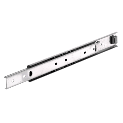 Slides DS 2028, Width 9.5 mm, to 65 kg, Stainless Steel, 3/4 Extension
