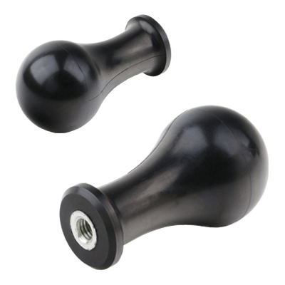 Uchwyty uniwersalne GT z silikonu lub gumy NBR, z gwintem wewnętrznym