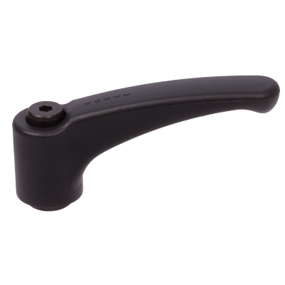 Regulowane dźwignie zaciskowe 355, wersja N z gwintem wewnętrznym, rozłączane przez pociągnięcie, tworzywo sztuczne