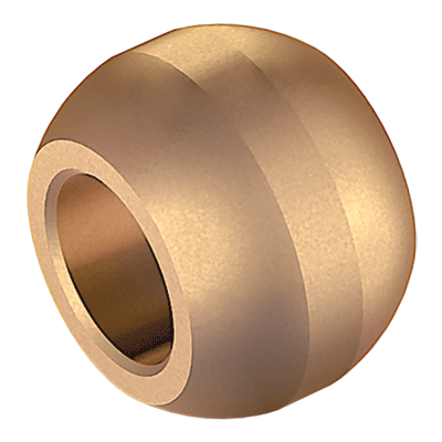 Kalottenlager ISO 2795 (DIN 1850-3) aus Sinterbronze für Gleitlager