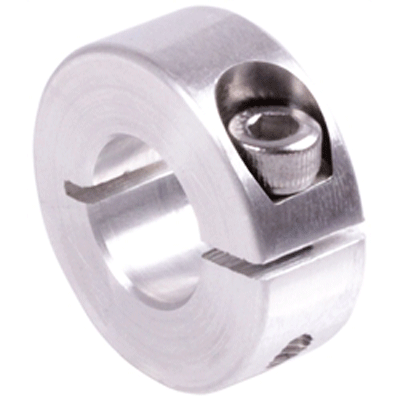 Shaft Collars, Clamp Collars Single-Split, Diameter 3mm - 50mm, Aluminium anodized