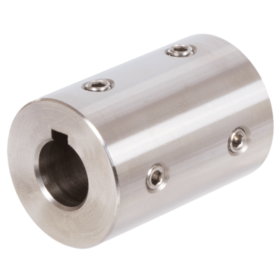 Rigid Coupling TR, Stainless Steel 1.4305 (AISI 303), with Keyway