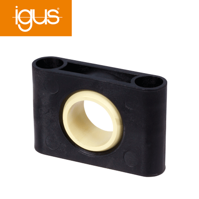 Thermoplastic Pillow Block Bearings igubal® ESTM, connection measures like DIN 12240-4 (DIN 648) series E