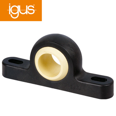 Thermoplastic Pillow Block Bearings igubal® KSTM, connection measures like DIN 12240-4 (DIN 648) series K