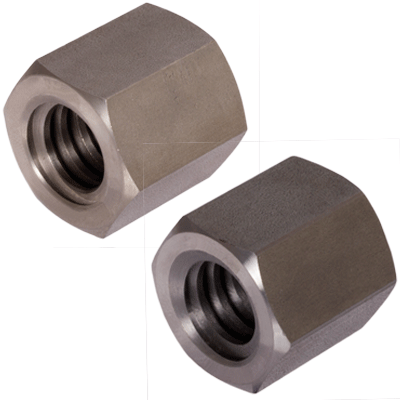 Nakrętki sześciokątne z gwintem trapezowym metrycznym według ISO DIN 103, jednowchodowe prawe