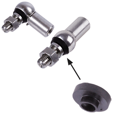 Sealing Cap for Angle Joints DIN 71802, Material Neoprene black