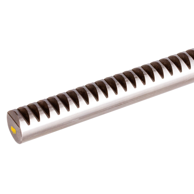 Crémaillères rondes en acier spécial (inoxydable), module 1 à 4