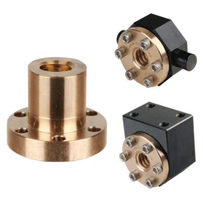 Accessories: Travelling Nut for Worm Gear Screw Jacks NPT, Version C