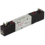 Válvulas distribuidoras 5/3 con solenoide en ambos lados, versiones A y B